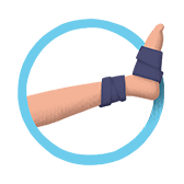 Compression and elevation icon