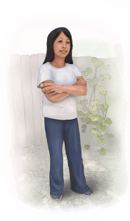 Person with enlarged digits